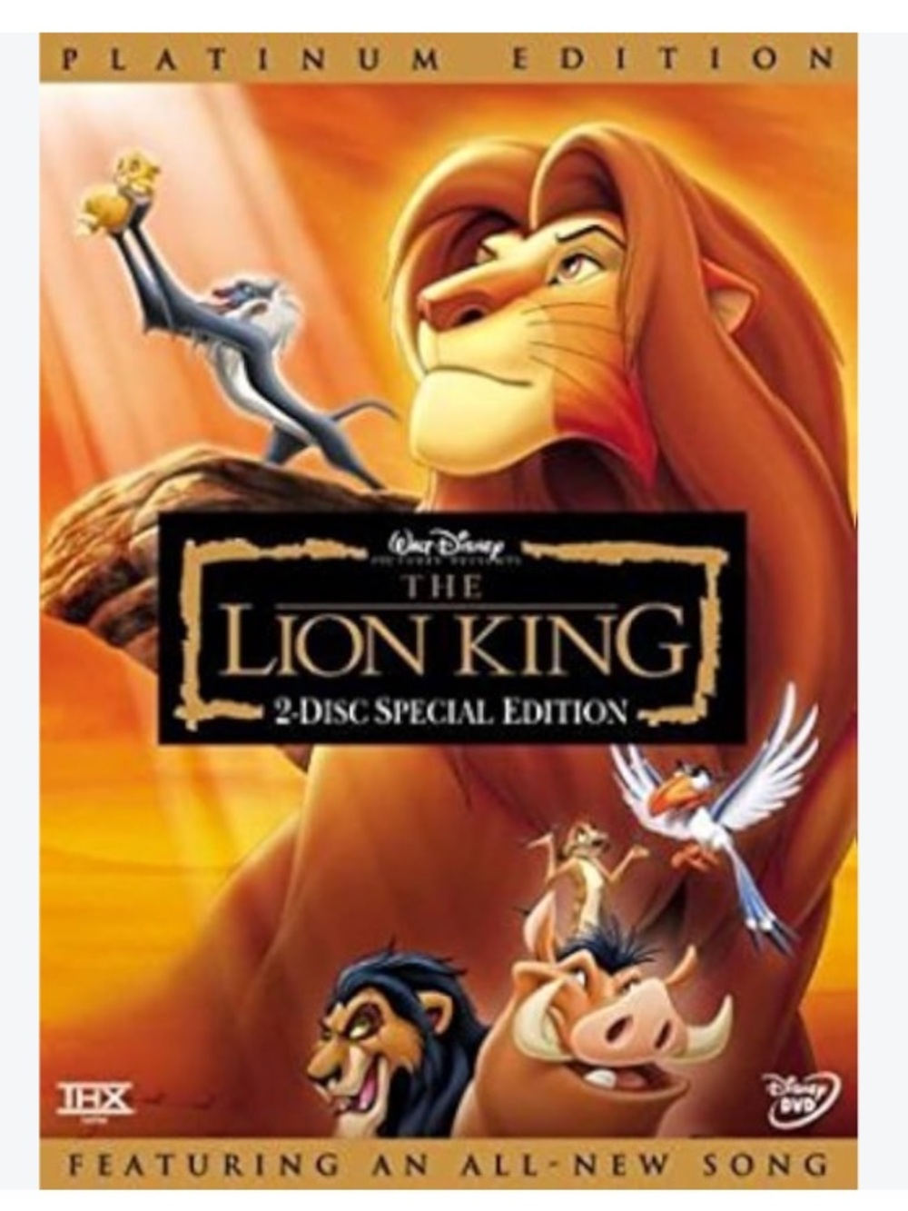 Brand New🌈 Walt Disney The Lion King Platinum Edition DVD Movie